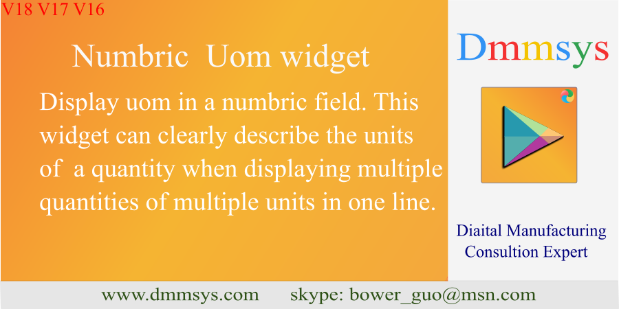 Number Uom Widget