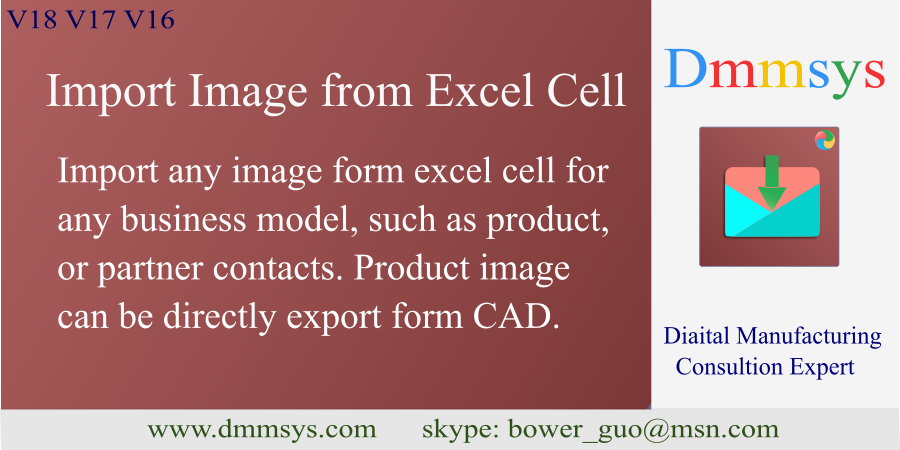 Product image import from excel