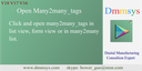 Many2many_tags With Open