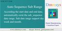 Auto Sub Date Range